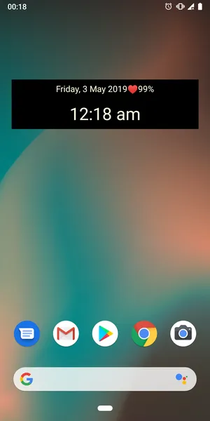 Nanji clock widget